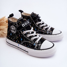 Deportivas Infantiles Estampadas Big Star LL374050 Negro 2