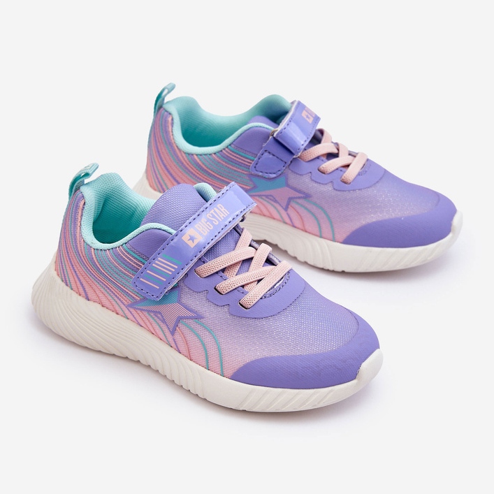 Zapatillas Deportivas Infantiles Ligeras Memory Foam System Big Star LL374151 Morado púrpura 1