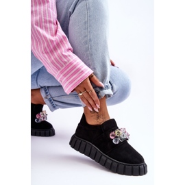 PS1 Zapatos deportivos de moda sin cordones con decoración Black Desire negro 3