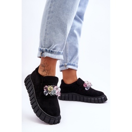 PS1 Zapatos deportivos de moda sin cordones con decoración Black Desire negro 6
