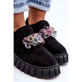 PS1 Zapatos deportivos de moda sin cordones con decoración Black Desire negro 2