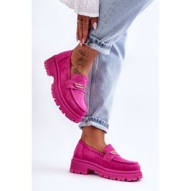 PS1 Mocasines Mujer Ante Rosa Pure Love rosado 1