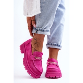PS1 Mocasines Mujer Ante Rosa Pure Love rosado 5