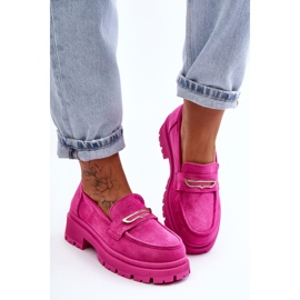PS1 Mocasines Mujer Ante Rosa Pure Love rosado 7
