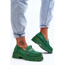 PS1 Mocasines Mujer Ante Verde Pure Love 1 PS1 Mocasines Mujer Ante Verde Pure Love 1