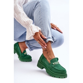 PS1 Mocasines Mujer Ante Verde Pure Love 2 PS1 Mocasines Mujer Ante Verde Pure Love 2