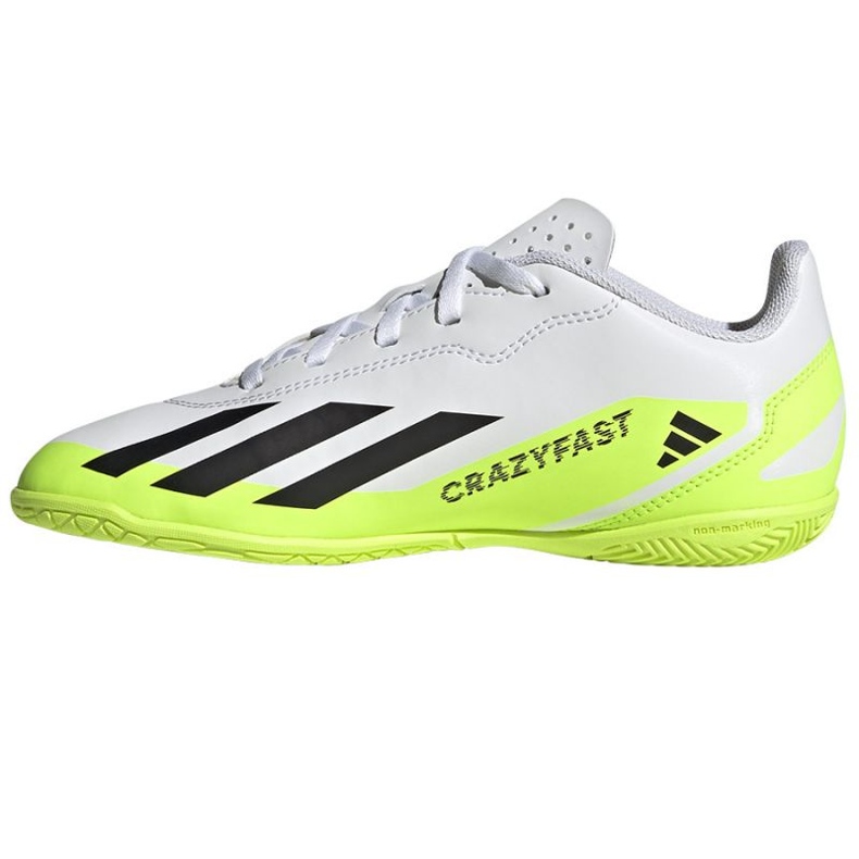 Adidas X Crazyfast.4 In Jr IE4065 zapatos de fútbol blanco blanco 1 Adidas X Crazyfast.4 In Jr IE4065 zapatos de fútbol blanco blanco 1