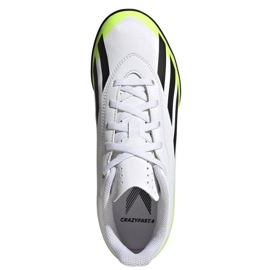 Adidas X Crazyfast.4 Tf Jr IE4066 zapatos de fútbol blanco blanco 2