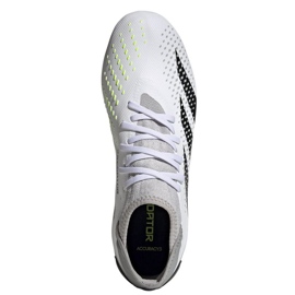 Adidas Predator Accuracy.3 Fg M GZ0024 zapatos blanco blanco 2