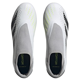 Adidas Predator Accuracy.3 Ll Fg M GZ0021 zapatos blanco blanco 2