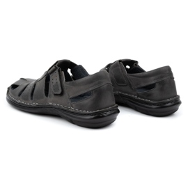 Mario Pala 467 Sandalias de hombre gris 6