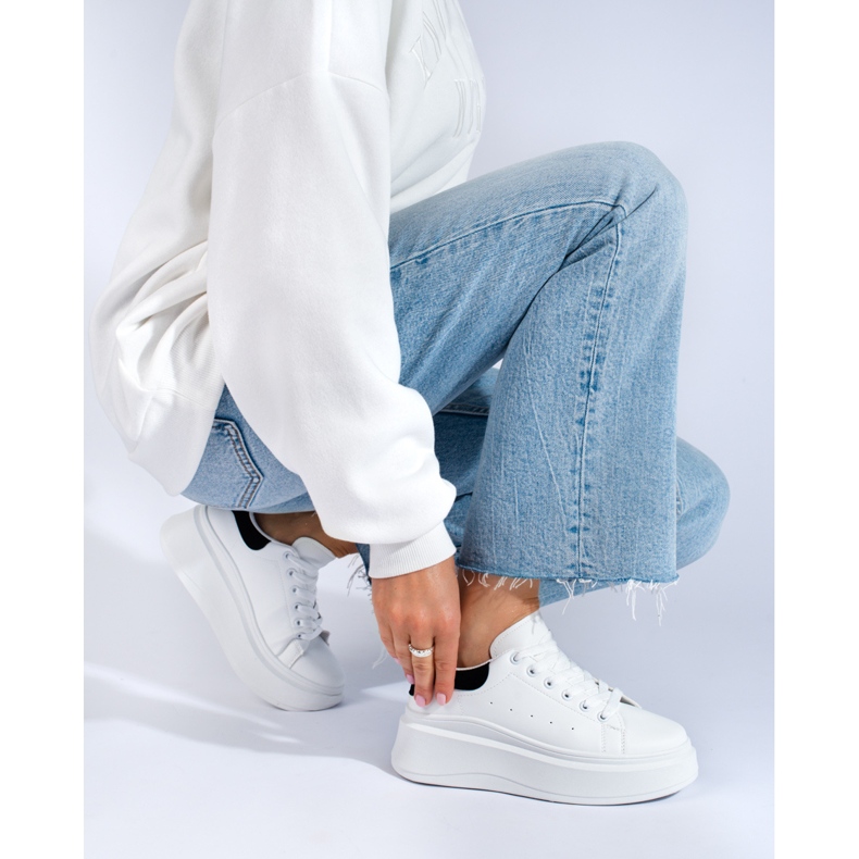 Deportivas blancas de mujer Shelovet blanco 1