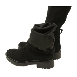 Botas de beso de caprice 25606-41 044 estiramiento negro 2