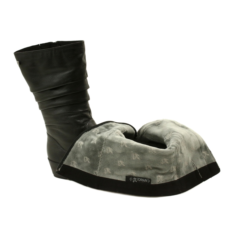 Botas cuña corta Caprice Walking On Air 25417-41 022 negro 4