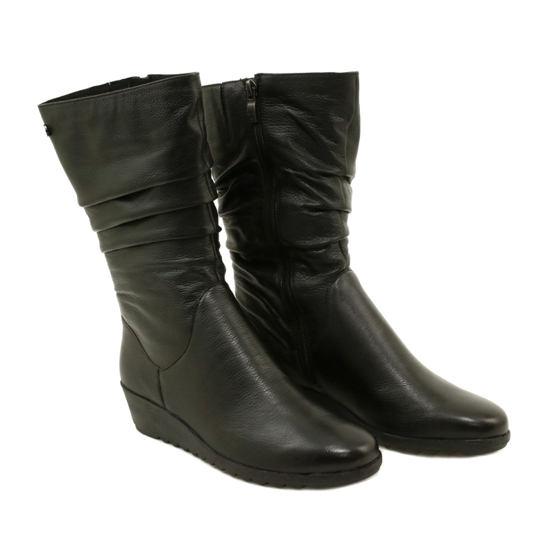 Botas cuña corta Caprice Walking On Air 25417-41 022 negro 2