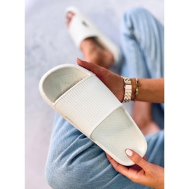 Pantuflas cojín Yang Blanco 4