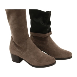 Botas mujer cafe elasticas Caprice 25506-41 306 marrón 6