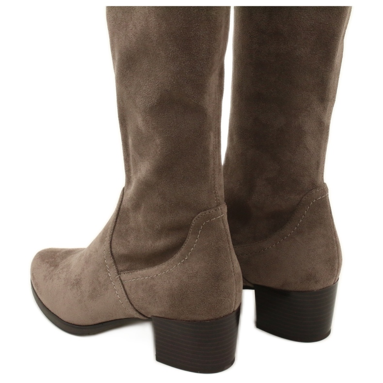 Botas mujer cafe elasticas Caprice 25506-41 306 marrón 4