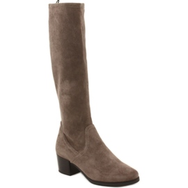 Botas mujer cafe elasticas Caprice 25506-41 306 marrón 2