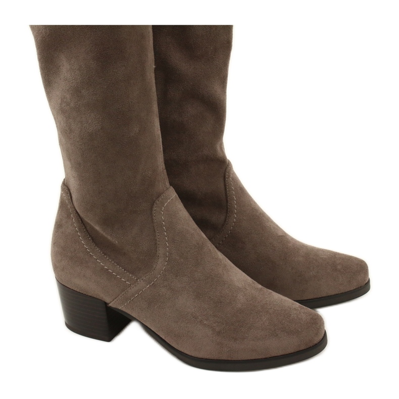 Botas mujer cafe elasticas Caprice 25506-41 306 marrón 5