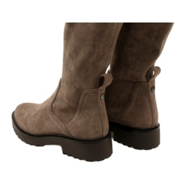 Botas hasta la rodilla de mujer Caprice 25606-41 306 Cafe Stretch marrón 3