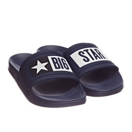 Big Star DD274A265 zapatillas de playa de goma azul marino 2
