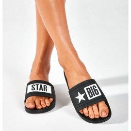 Chanclas de playa de goma negra Big Star DD274A266 negro 6
