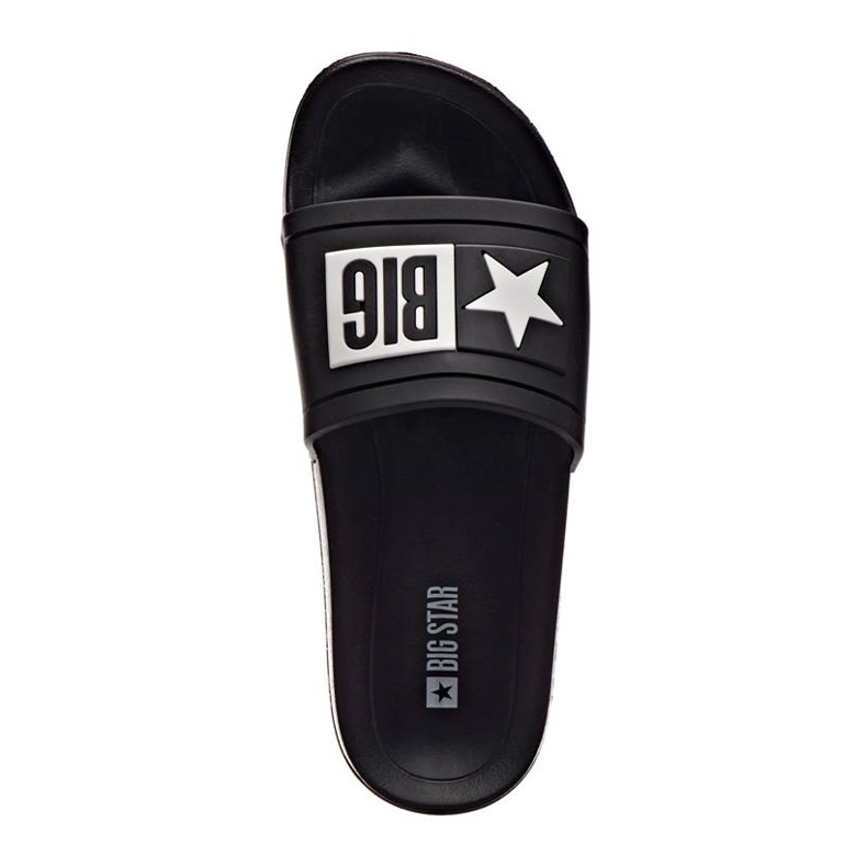 Chanclas de playa de goma negra Big Star DD274A266 negro 1