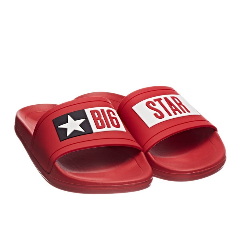 Chanclas playa piscina hombre rojo Big Star DD174702 1