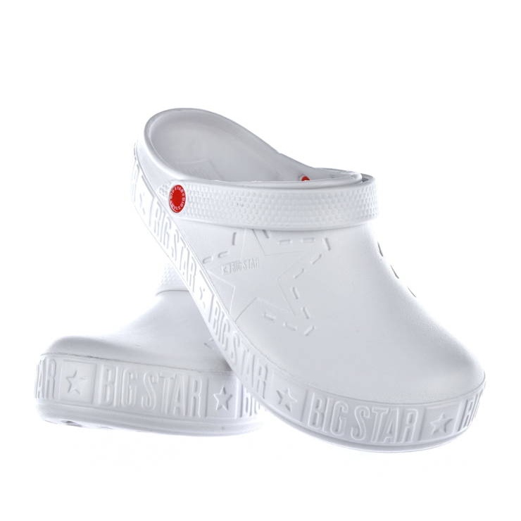 Zapatillas casa hombre kroks blancas Big Star II175003 blanco 2