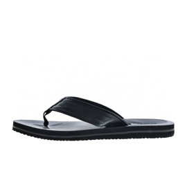 Chanclas de hombre fabricadas en piel ecológica negra Big Star LL174605 negro 8