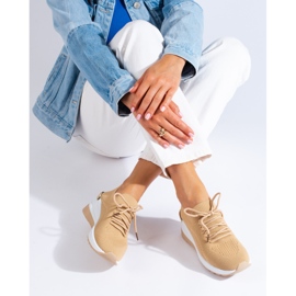 SHELOVET Zapatillas Deportivas Beige 2