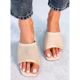 Greet Sandalias beige con tacón 1 Greet Sandalias beige con tacón 1