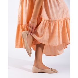 Bailarinas mujer Shelovet ante beige 3