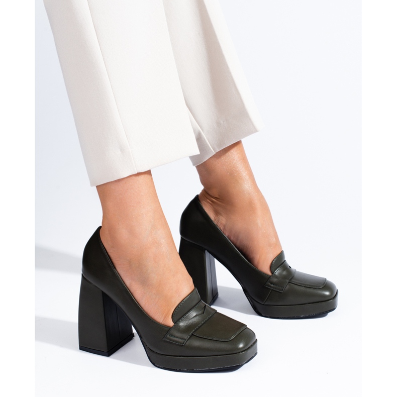 Zapatos brogue verde oscuro de Shelovet 1