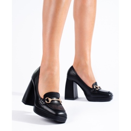 Zapatos de tacón negro Shelovet 1