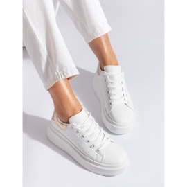 Deportivas blancas de mujer Shelovet blanco 3