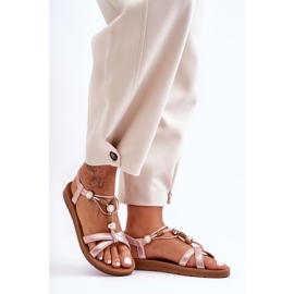 PG1 Sandalias De Mujer Con Purpurina Rosa Midol 1