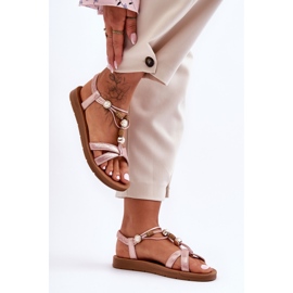 PG1 Sandalias De Mujer Con Purpurina Rosa Midol rosado 5