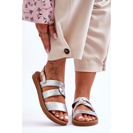 PG1 Sandalias Mujer Glitter Plata Catalia 5