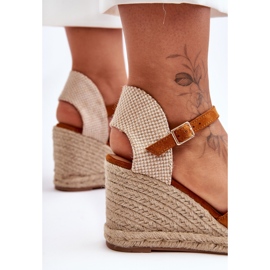 Sandalias Cuña Ante Marrón Selfoss 5