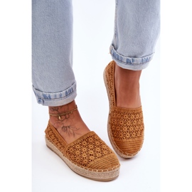 PG1 Alpargatas de Mujer Camel One Lover Caladas marrón 1