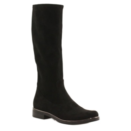 Botas de mujer sobre la rodilla Caprice negro 25510-41 044 1