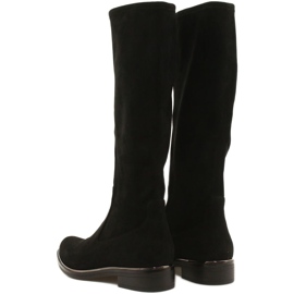 Botas de mujer sobre la rodilla Caprice negro 25510-41 044 6