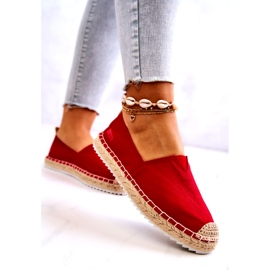 Alpargatas Rojas Con Suela Trenzada Big Star HH274494 rojo 2