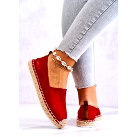 Alpargatas Rojas Con Suela Trenzada Big Star HH274494 rojo 3