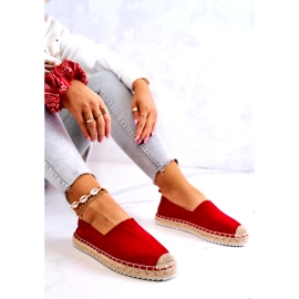Alpargatas Rojas Con Suela Trenzada Big Star HH274494 rojo 5
