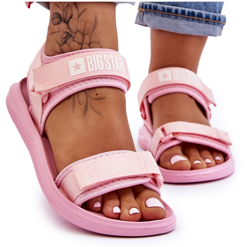 Sandalias Deportivas Mujer Big Star LL274729 Rosa rosado 6
