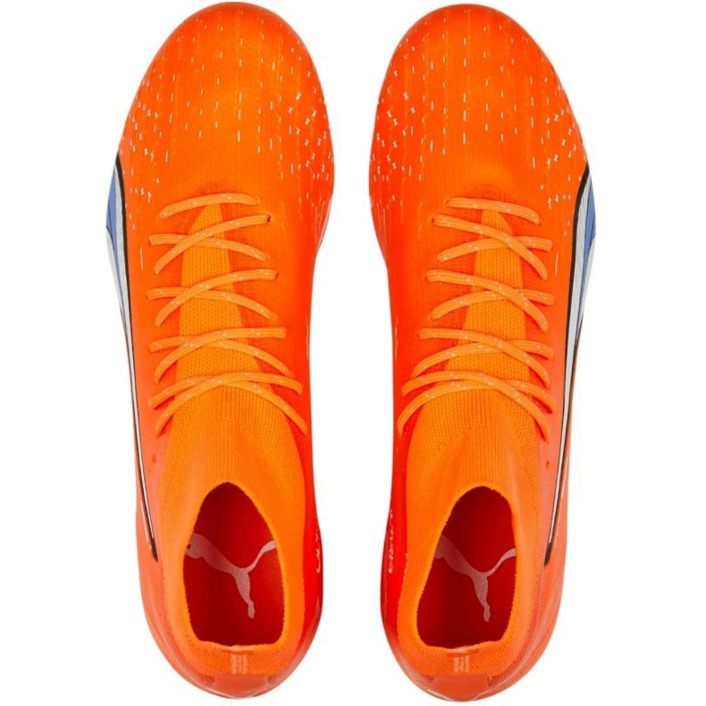 Botas de fútbol Puma Ultra Pro FG/AG M 107240 01 naranja naranjas y tintos 2