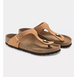 Birkenstock Gizeh Bs W 1025062 zapatillas marrón 1
